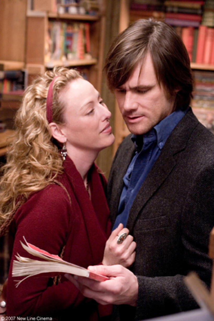 Virginia Madsen and Jim Carrey in "The Number 23."