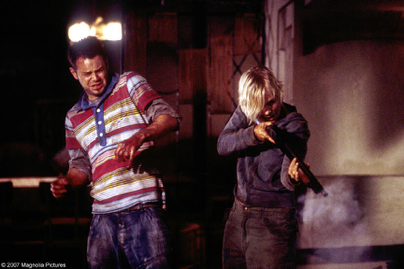 A scene from the film "Severance."