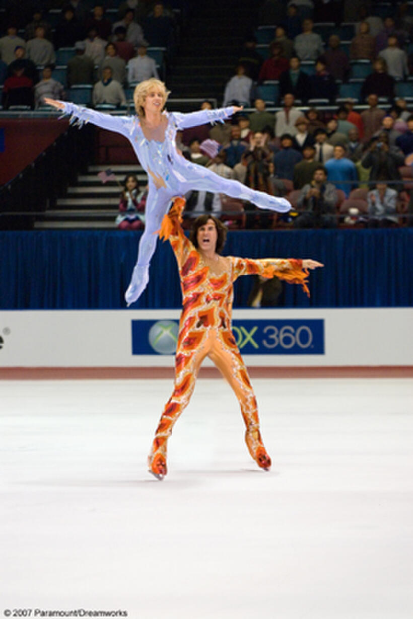 Jon Heder and Will Ferrell in "Blades of Glory."