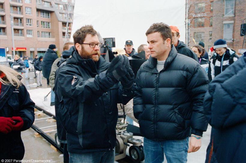 Directors Josh Gordon and Will Speck on the set of "Blades of Glory."