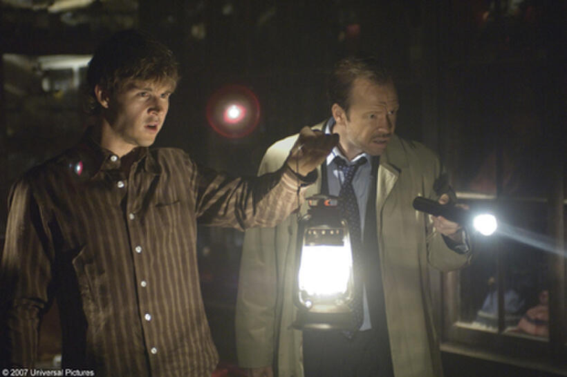 Ryan Kwanten and Donnie Wahlberg in "Dead Silence."