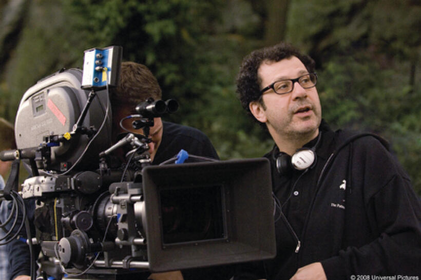Director Adam Brooks on the set of "Definitely, Maybe."