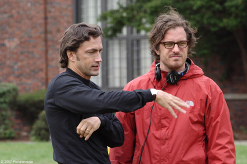On the set of  "Gracie."