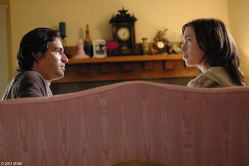 Ben Chaplin and Julianne Nicholson in "Two Weeks."
