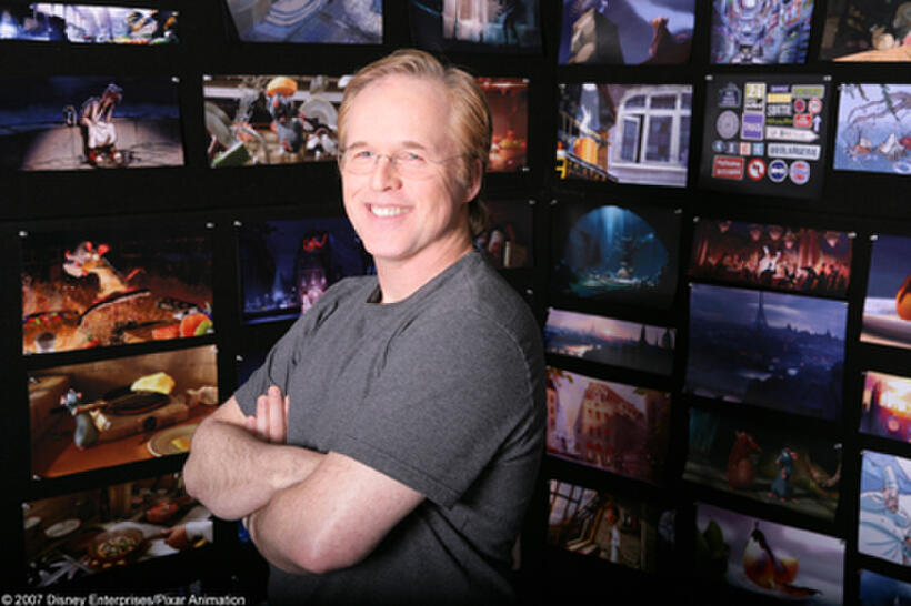 Director Brad Bird on the set of "Ratatouille."