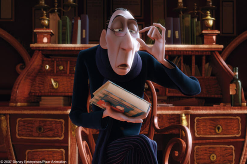 Ego (Peter O'Toole) in "Ratatouille."