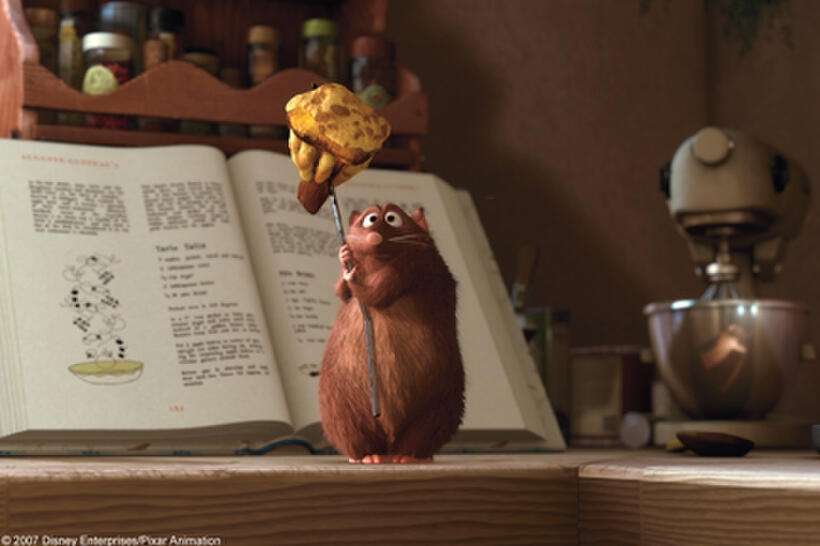 Emile (Peter Sohn) in "Ratatouille."
