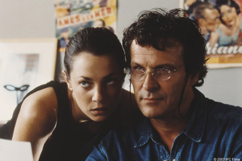 Margaret Zenou as apparition and Frederic Van Den Driessche as Francois in "Exterminating Angels."