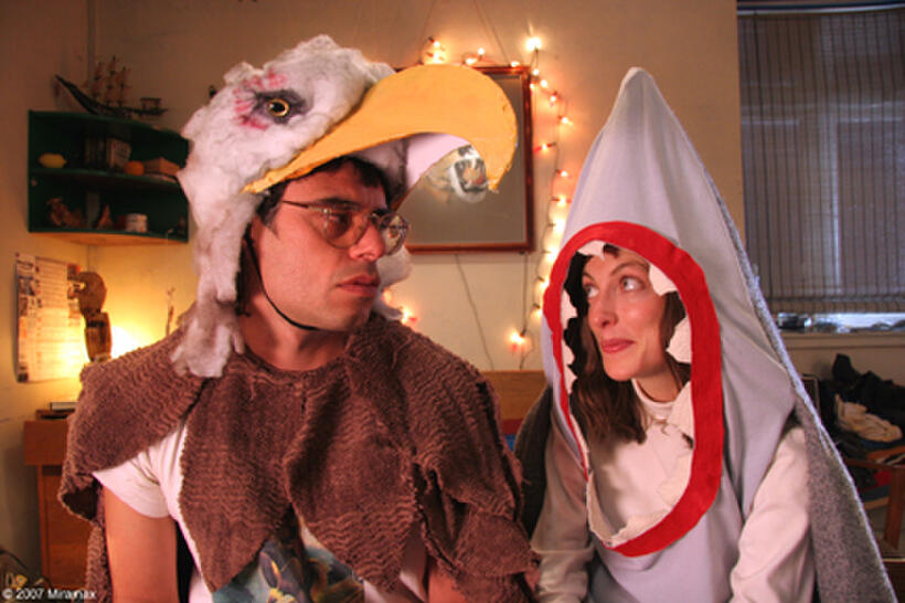 Jermaine Clement and Loren Horsley in "Eagle vs. Shark."