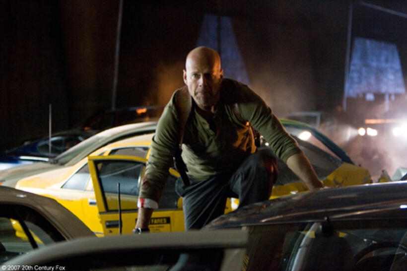 Bruce Willis in "Live Free or Die Hard."