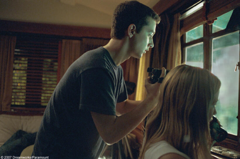 Shia LaBeouf and Sarah Roemer in "Disturbia."