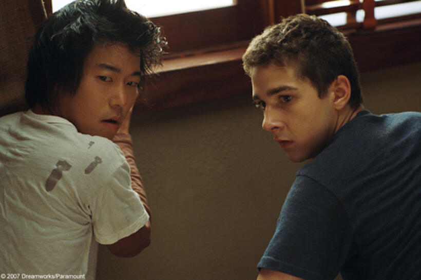 Aaron Yoo and Shia LaBeouf in "Disturbia."