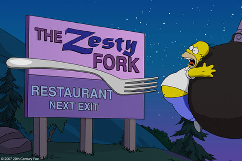 Homer Simpson in "The Simpsons Movie."