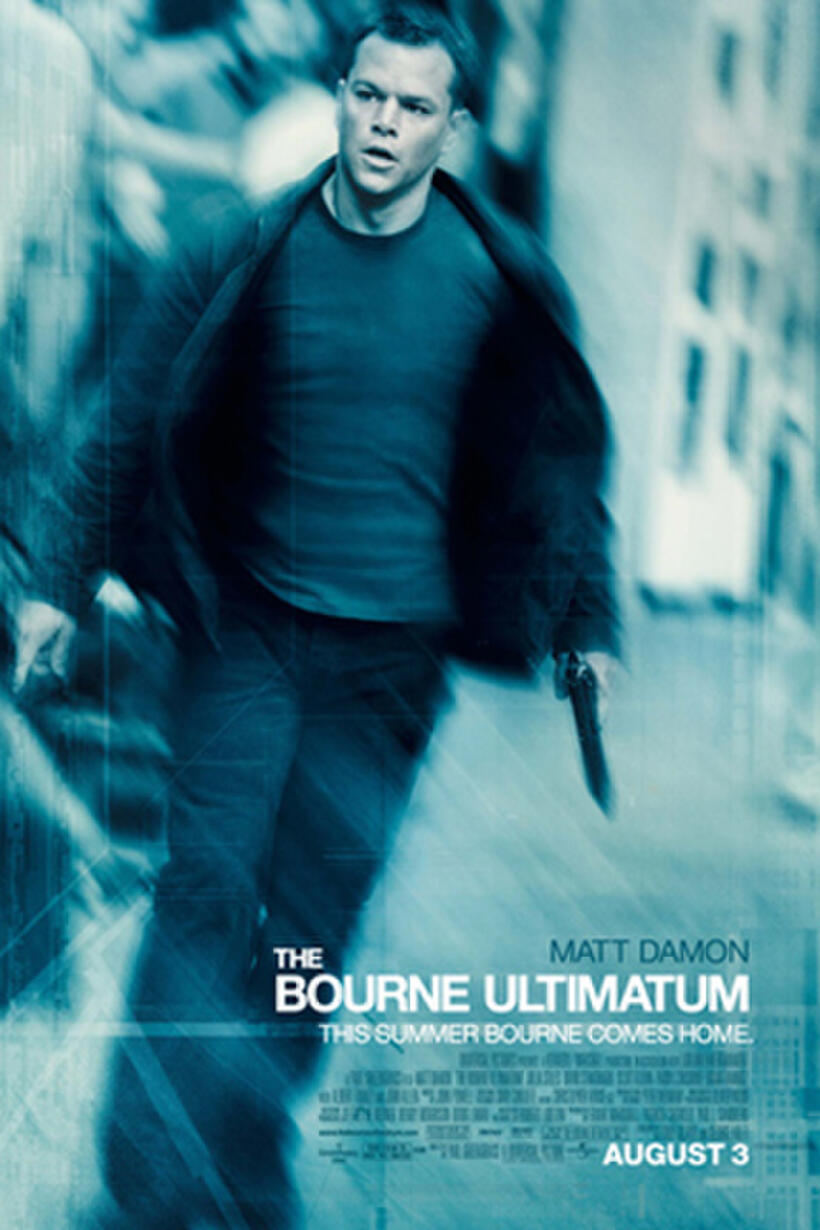 Poster art for "The Bourne Ultimatum."