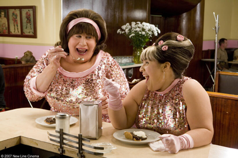 John Travolta and Nikki Blonsky in "Hairspray."