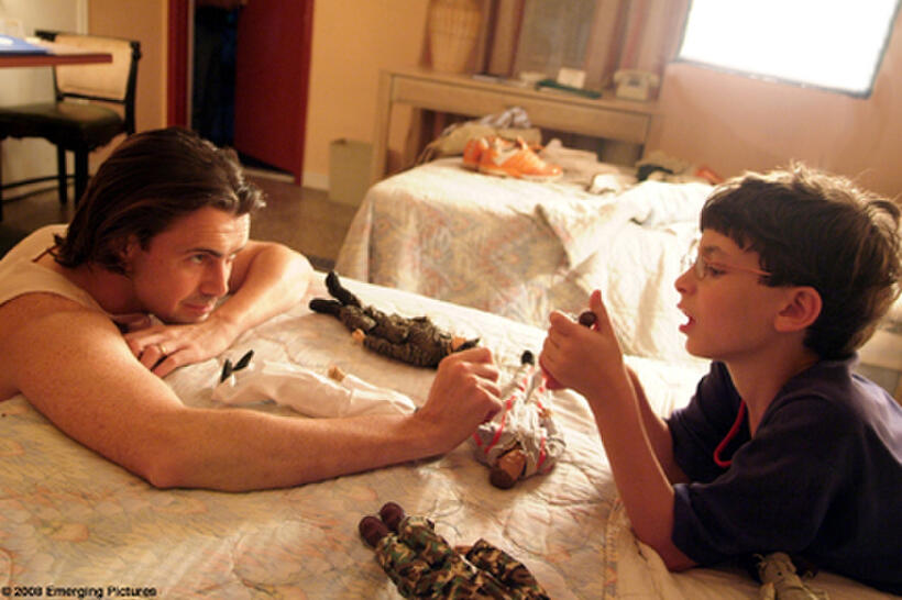 Alby (Matt McGrath, left) bonds with a special ability student named Rollie (Benjamin Karpf, right) in "Full Grown Men."