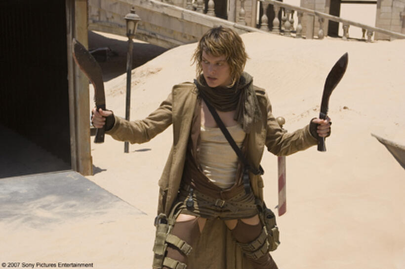 Milla Jovovich as Alice in "Resident Evil: Extinction." 