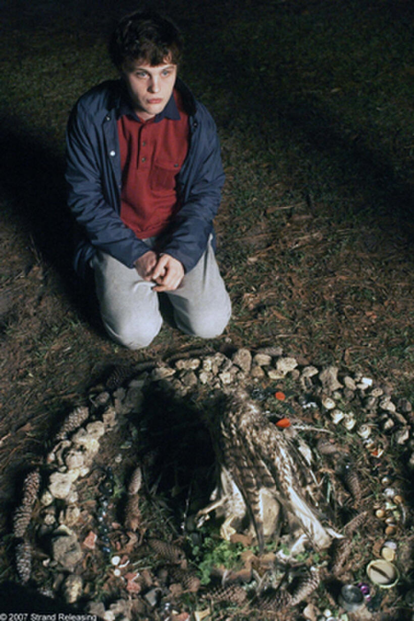 A scene from "The Hawk is Dying."