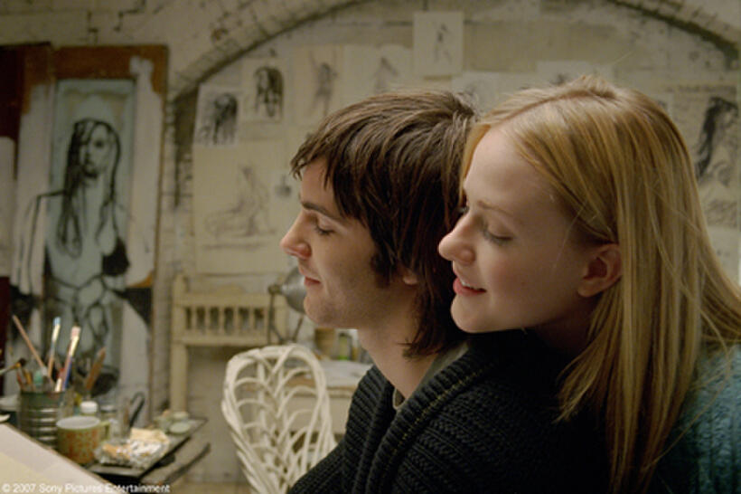  Jim Sturgess and Evan Rachel Wood in "Across the Universe."