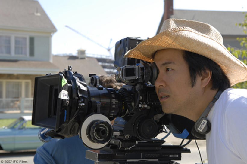 Director Justin Lin on the set of "Finishing the Game."
