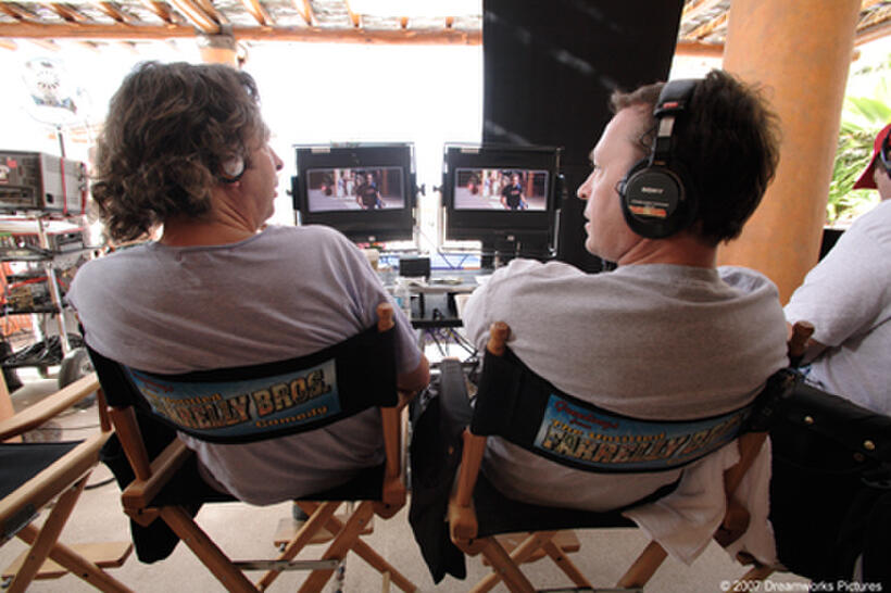 Directors Bobby Farrelly and Peter Farrelly on the set of "The Heartbreak Kid."