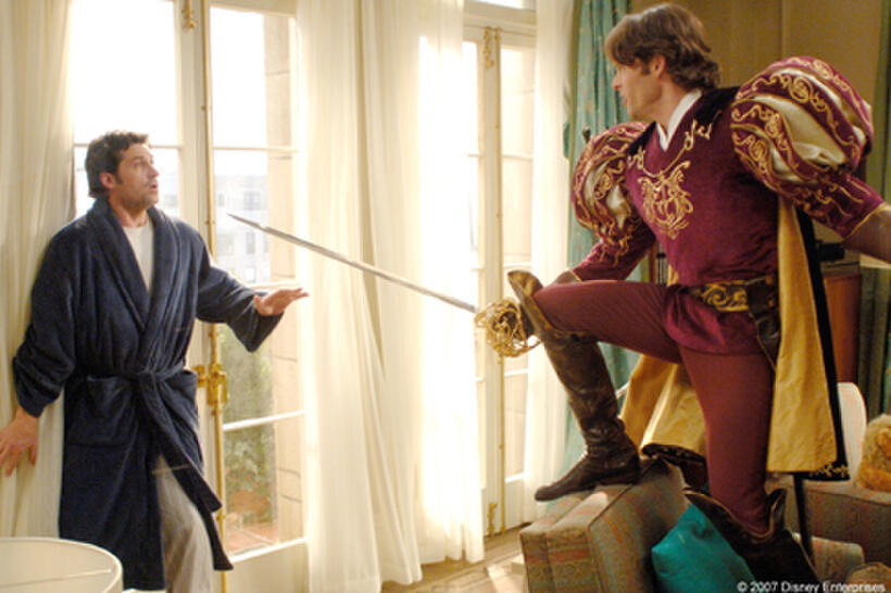 Patrick Dempsey and James Marsden in "Enchanted."  