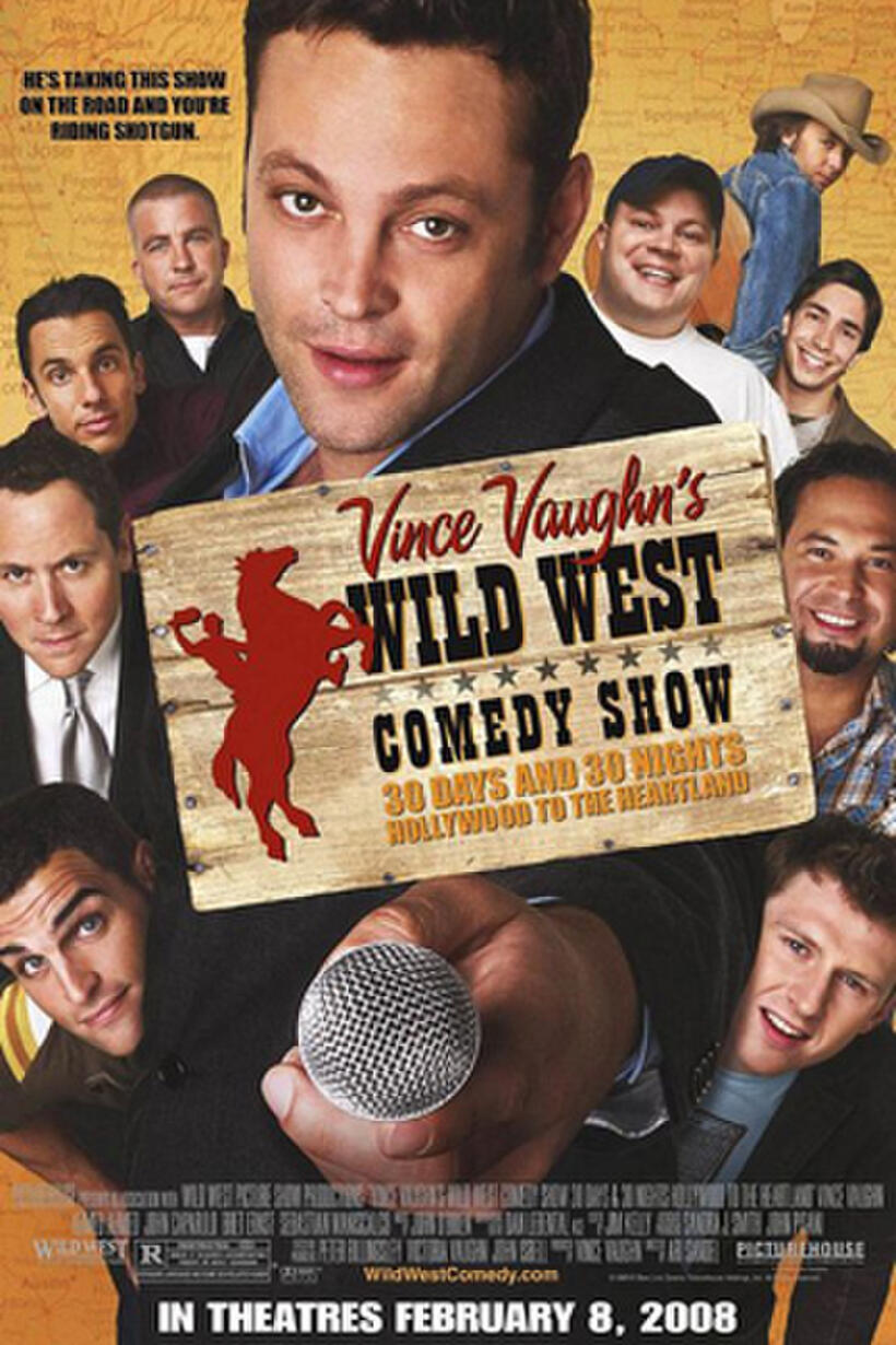 Poster art for "Vince Vaughn’s Wild West Comedy Show."