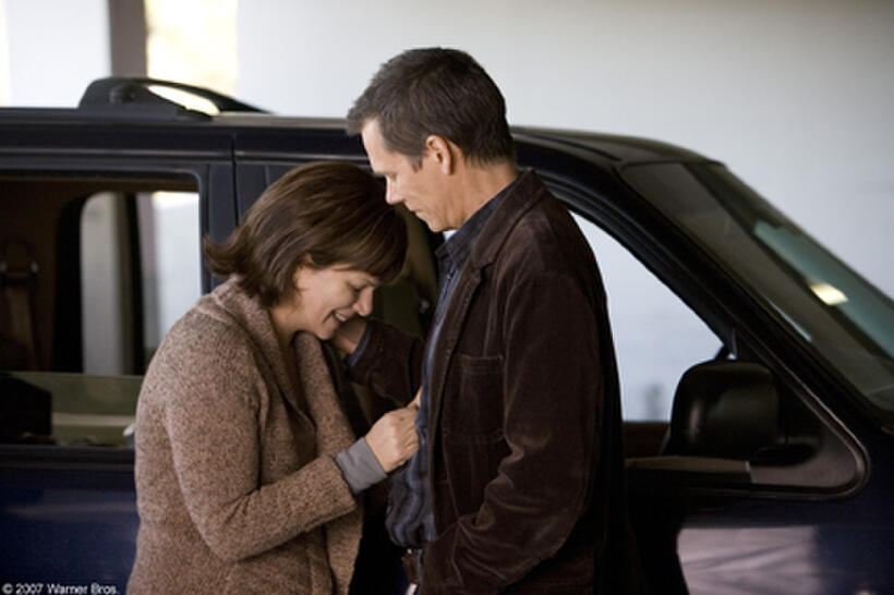 Marcia Gay Harden and Kevin Bacon in "Rails & Ties."