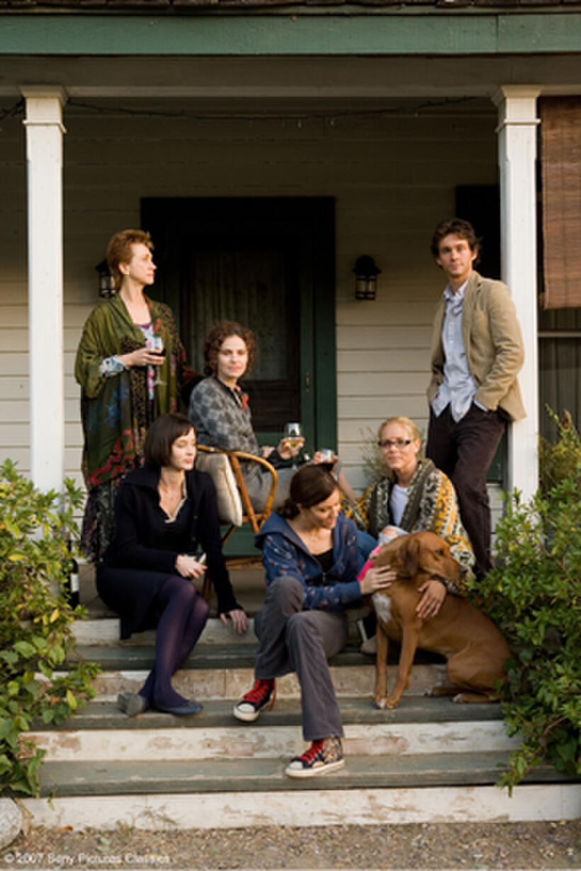 Amy Brenneman, Maggie Grace, Emily Blunt, Maria Bello, Hugh Dancy and Kathy Baker in "The Jane Austen Book Club."