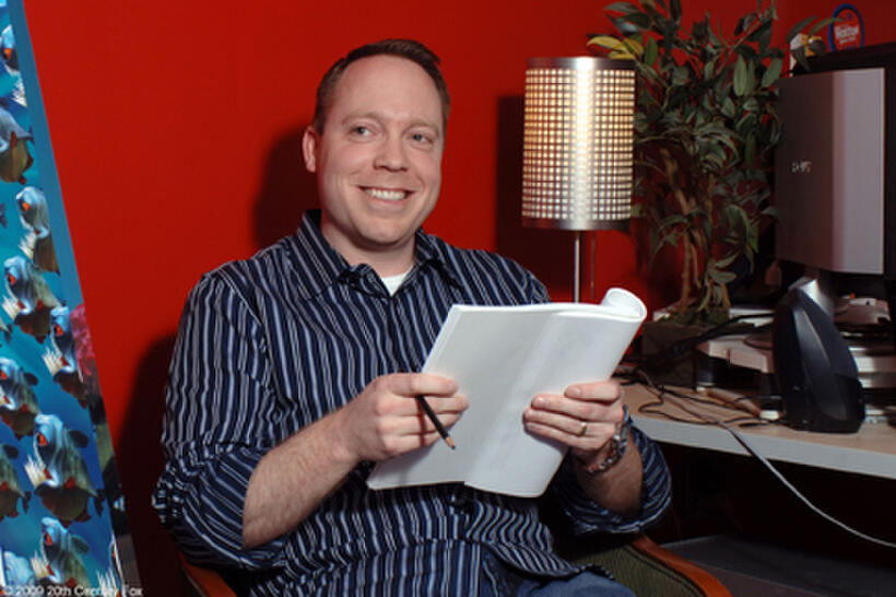 Co-Director Michael Thurmeier on the set of "Ice Age: Dawn of the Dinosaurs."