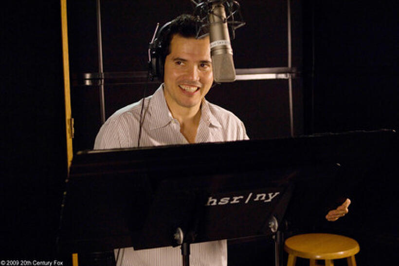 John Leguizamo on the set of "Ice Age: Dawn of the Dinosaurs."