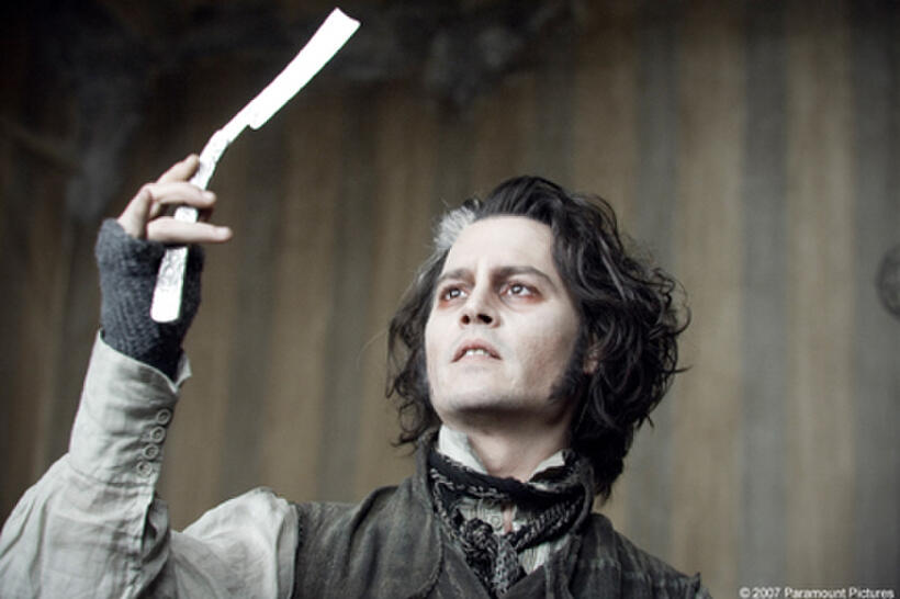 Johnny Depp in "Sweeney Todd: The Demon Barber of Fleet Street."