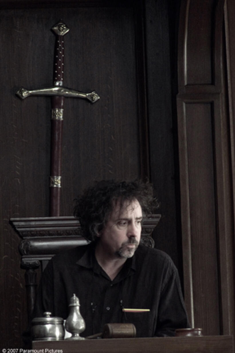Tim Burton, director of  "Sweeney Todd: The Demon Barber of Fleet Street."