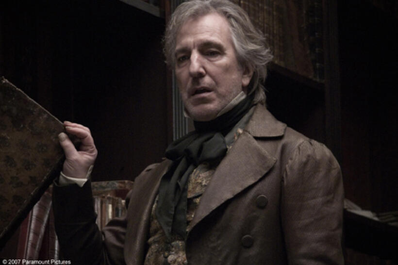 Alan Rickman in "Sweeney Todd: The Demon Barber of Fleet Street."