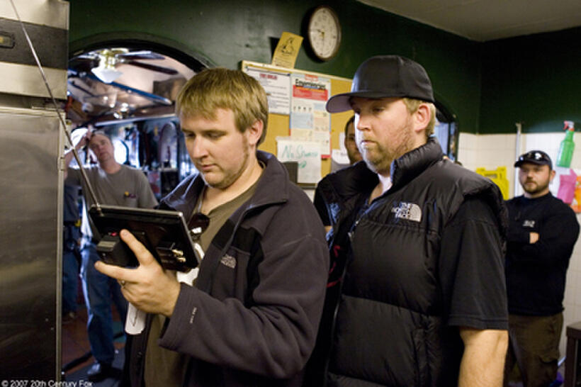 On the set of "Alien vs. Predator: Requiem."