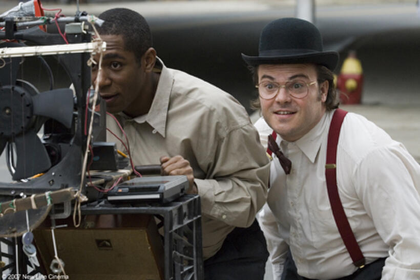 Mos Def and Jack Black in "Be Kind Rewind."