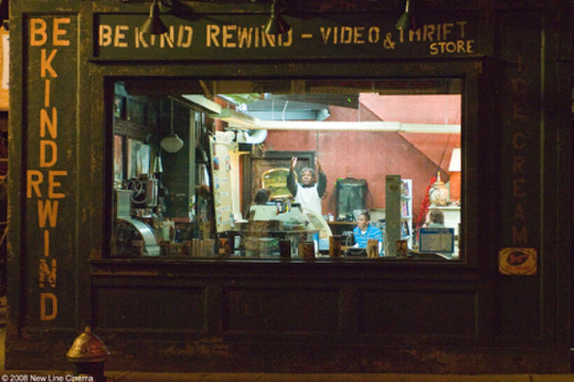 A scene from "Be Kind Rewind."
