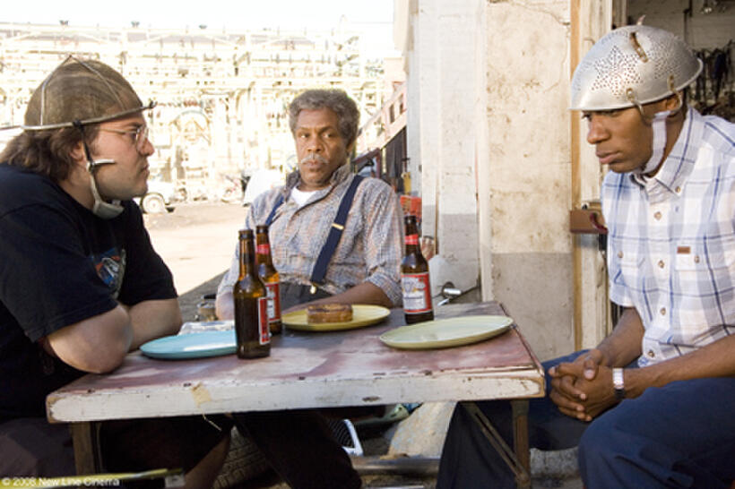 Jack Black, Danny Glover and Mos Def in "Be Kind Rewind."