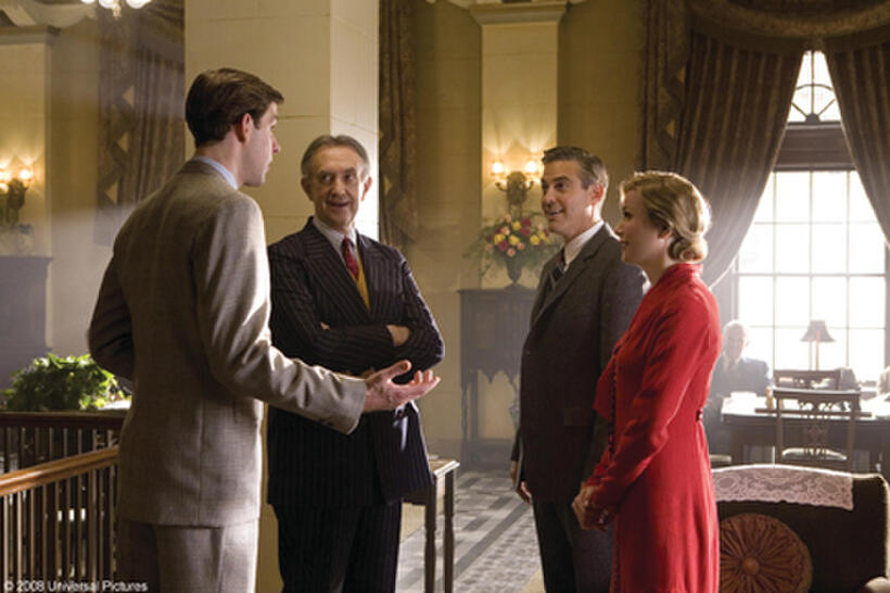 John Krasinski, Jonathan Pryce, George Clooney and Renee Zellweger in "Leatherheads."