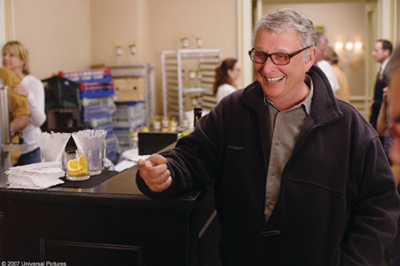 Director Mike Nichols on the set of "Charlie Wilson's War."