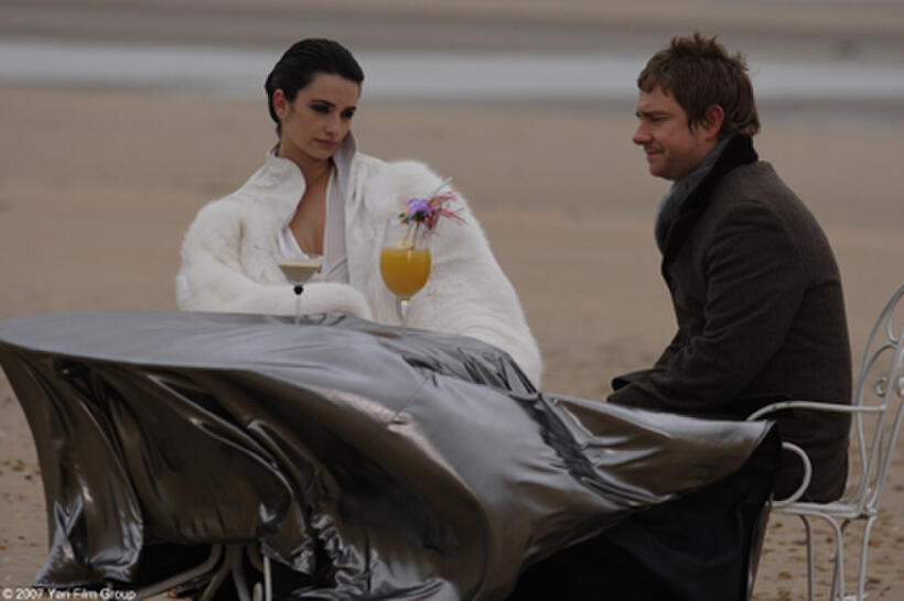 Penelope Cruz and Martin Freeman in "The Good Night."