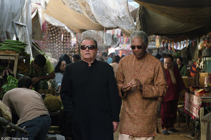 Jack Nicholson and Morgan Freeman in "The Bucket List."