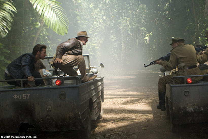 Shia LaBeouf and Harrison Ford in "Indiana Jones and the Kingdom of the Crystal Skull."
