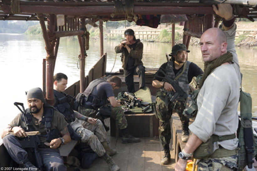 A scene from "Rambo."