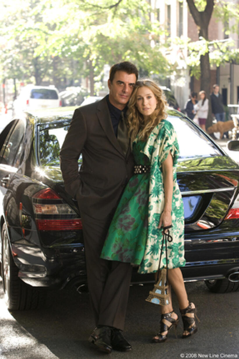 Christopher Noth as Mr. Big and Sarah Jessica Parker as Carrie Bradshaw in "Sex and the City."