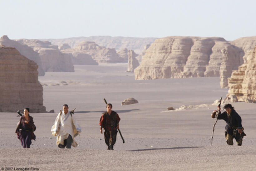 Jet Li and Jackie Chan in "The Forbidden Kingdom."
