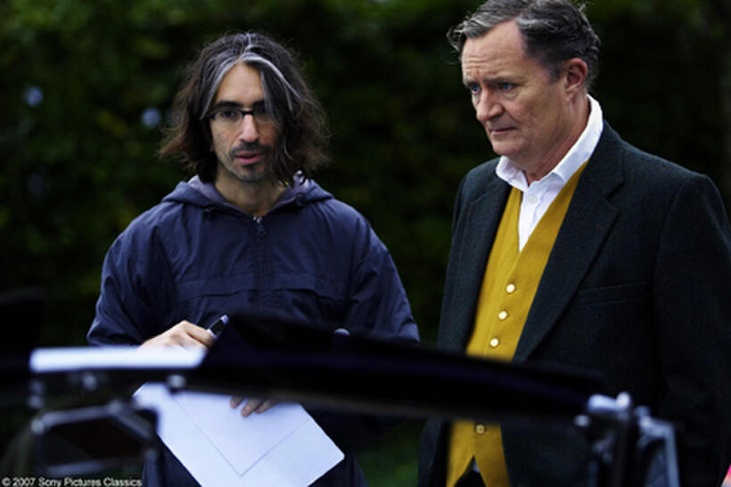 On the set of the film "When Did You Last See Your Father?"