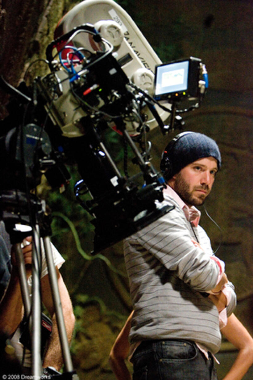 Director Carter Smith on the set of "The Ruins."