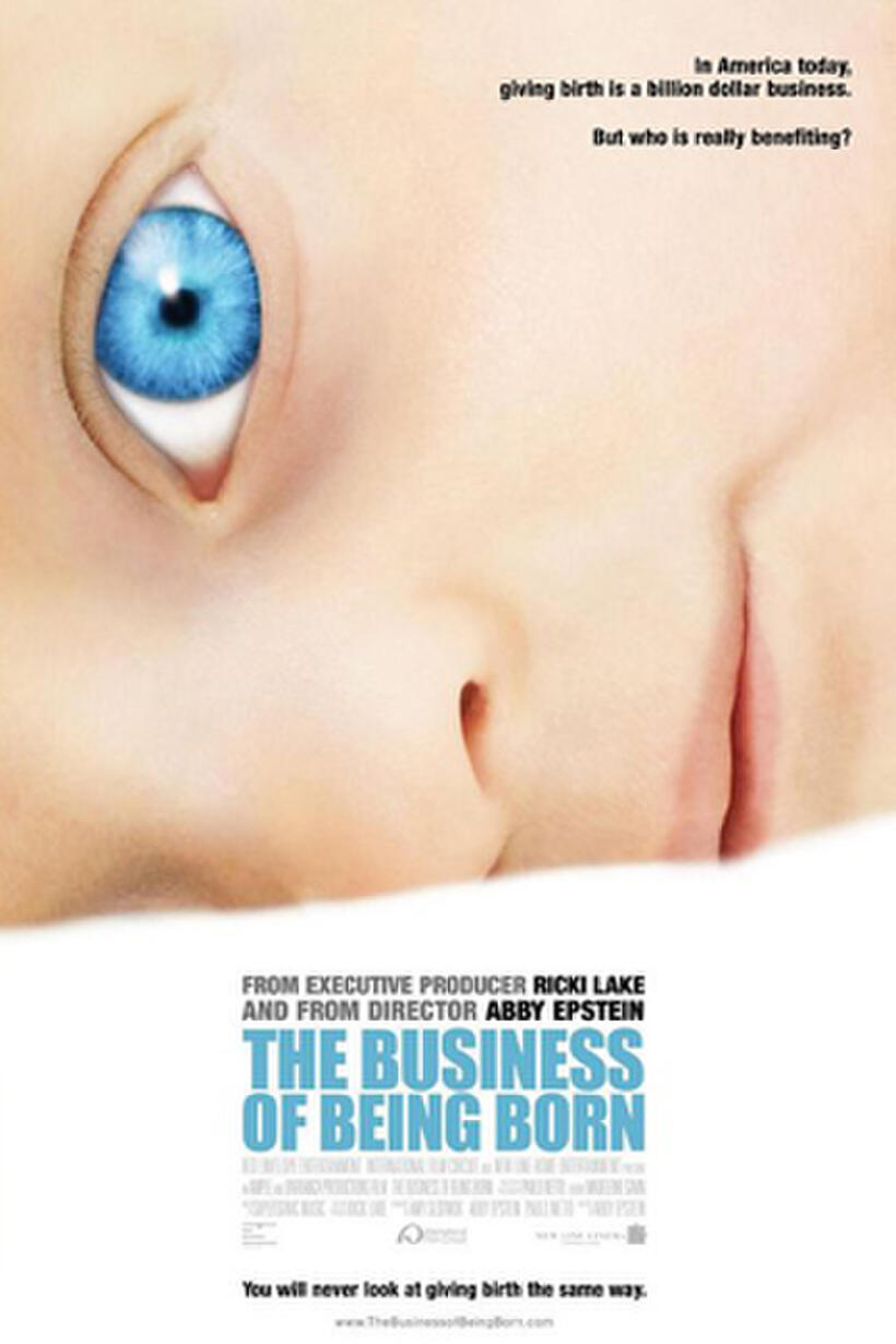 Poster art for "The Business of Being Born." 