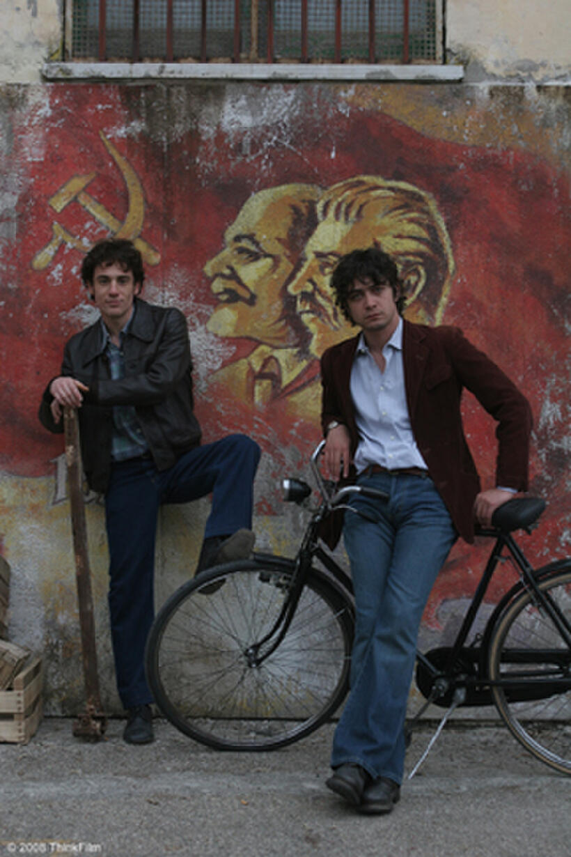 Elio Germano and Riccardo Scarmaccio in "My Brother Is an Only Child."